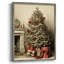 «Christmas Holiday Art CDXCV», reproduction d'art encadrée - bois massif-139973305