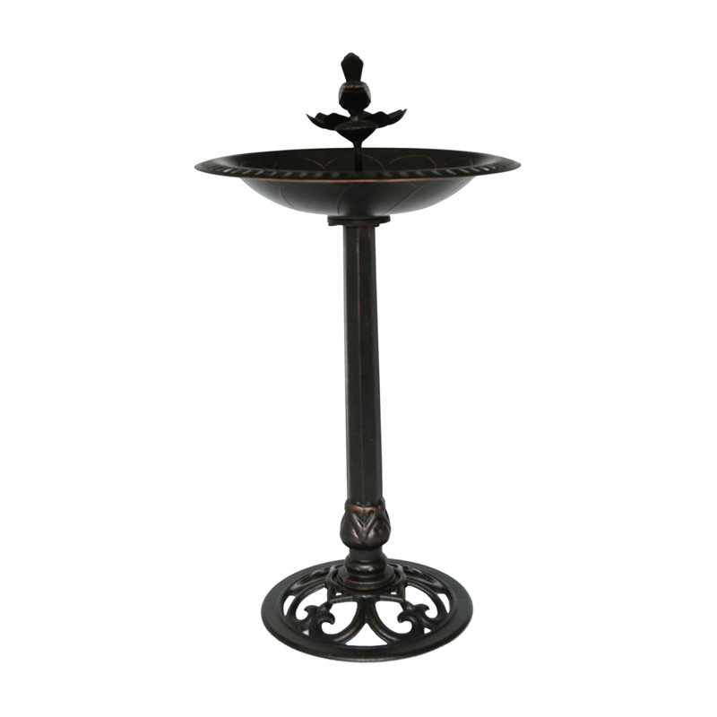 Aluminum,Iron Birdbath