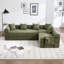 Canapé modulaire surdimensionné Boneless 8-en-1, velours côtelé, canapé modulaire en forme de L, sans assemblage.-370393165
