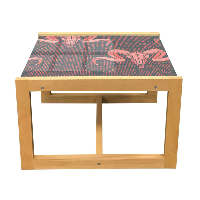 Jakevious Trestle Coffee Table, 40cm H x 46.5cm W x 62cm D