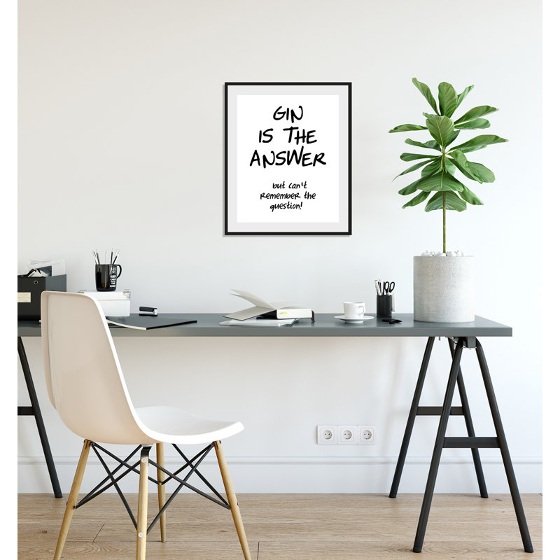 Text - Single Picture Frame Print