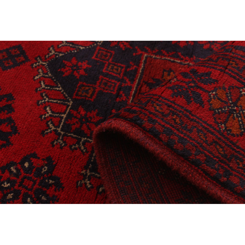 Allaina One-of-a-Kind 4'3" X 6'5" 2010s Wool Area Rug in Red