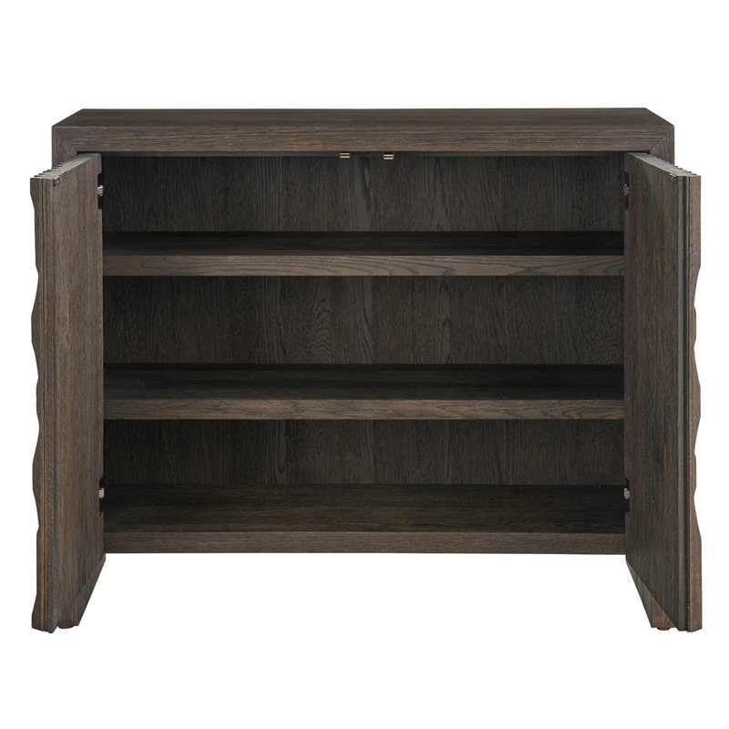 Modern Accent Cabinet, Brown