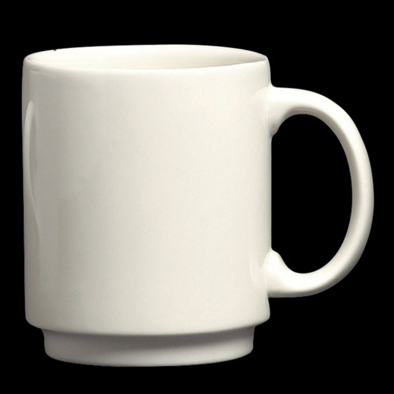 Grande tasse empilable à rebord roulé et rebord RE RE