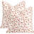 Floral Pillow Covers Vintage Flowers On Vine Design, Cotton Cushion Cover With Botanical Pattern Pack of 2-104845873-109049243-104845864