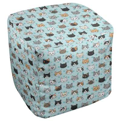 Repose-pieds cubique pour chat kitty Kitterman