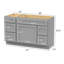 Base de meuble-lavabo simple 51 po seulement-94091268