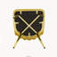 Ensemble de 2 fauteuils d'appoint ergonomiques capitonnés avec pieds dorés, salle à manger et coiffeuse peu encombrants