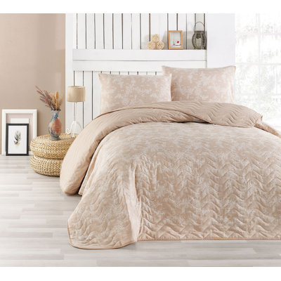 Cotton Blend Coverlet Set