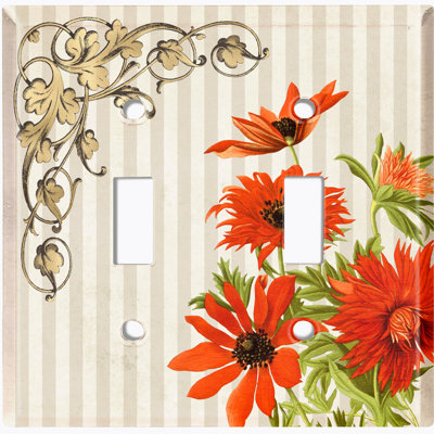 Landscape & Nature 2 - Gang Toggle Light Switch Standard Wall Plate
