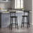 Bar Stools Set Of 4 Round Kitchen Stools With Backrest Metal Frame Footrest Counter Stool 150 Kg Load Capacity For Bar Kitchen Island Dining Room-2031289840