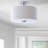 Winterton Fabric Semi Flush Mount-1248027614