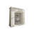 White Solid Wood Freestanding Fireplace-117547275