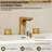 Widespread Bathroom Faucet 3 Hole, 2-handle Bathroom Sink Faucet with Drain Assembly-125423810