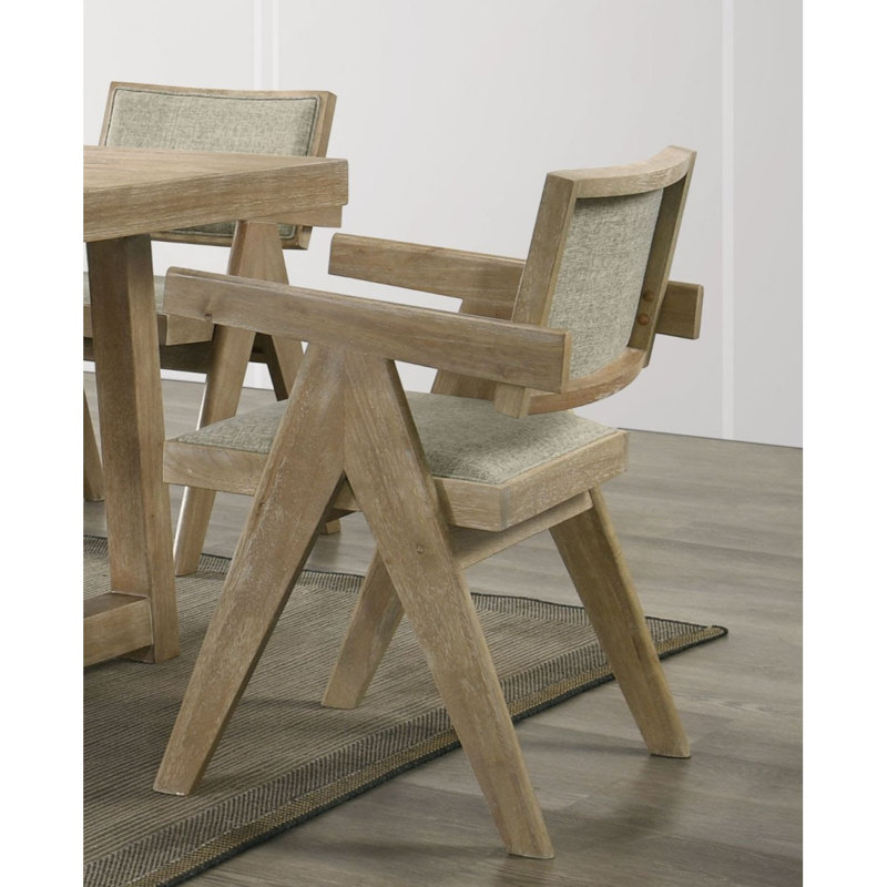 Ensemble de 2 fauteuils de salle à manger rembourrés en polyester de haute qualité, idéaux pour les réunions de famille et les espaces de salle à manger modernes