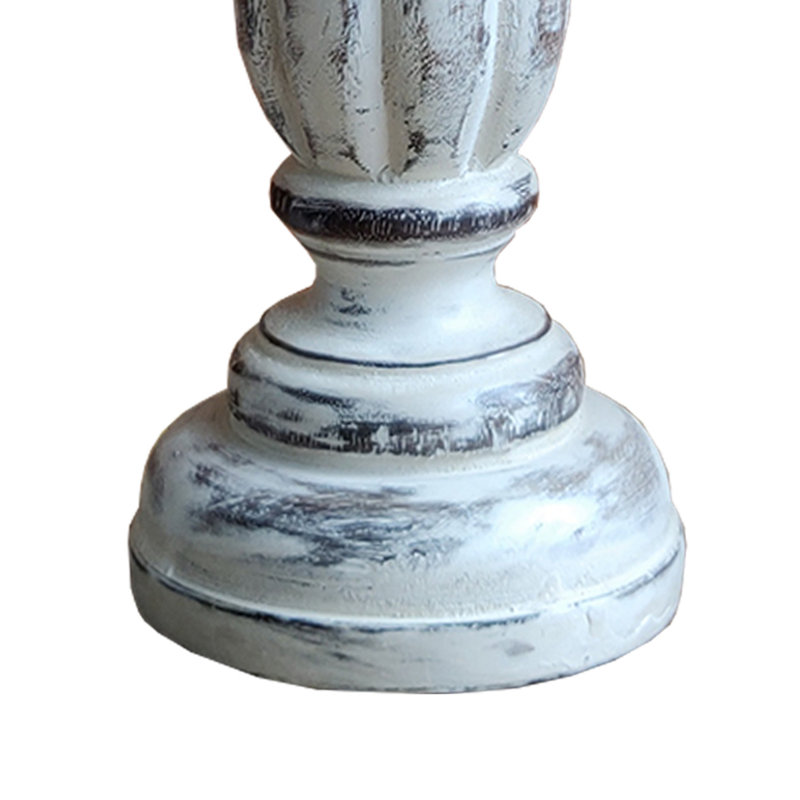 3 Piece 15" Tabletop Holder Set, Distressed White 
