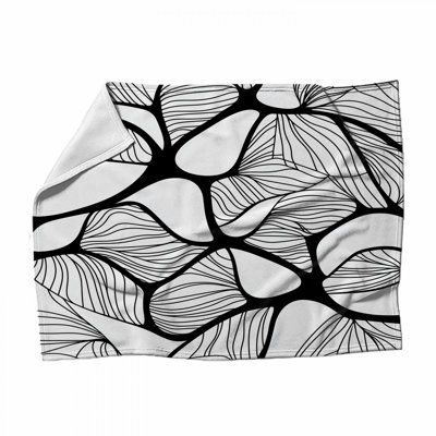 Abstract Fleece Throw Blanket - Art Throws for Sofas or Beds