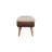 Solid Wood Bench with Nailhead Trim-796138020