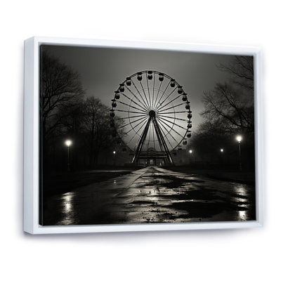 Grande roue grise enchantée - impression