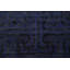 Tapis bleu marine en laine / soie touffeté à la main Frackville