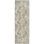 Tapis oriental en chenille de coton beige crème Pender