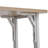 2 In 1 Storage Cabinet & Dining Table 4-Tier Shelf w/ Drop Leaf Tabletop Home