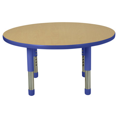 Round T-Mold Activity Table with Adjustable Tiny Tot Legs