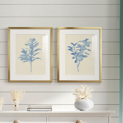 Verditer Fig I " Verditer Fig I " 2 - Pieces Painting Print