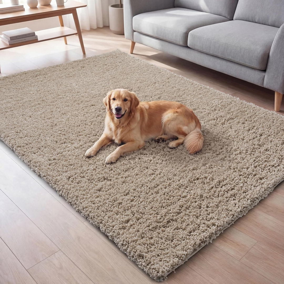 - Ruglenza Home Galaxy Shaggy Rug45 mmLight Beige120 X 170 Cm - Image 2