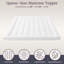 Coussin-plateau surmatelas Macy - peluche et support pour piquage à carreaux cloisonnés couette et canard lit avec matelas en plumes avec gousset et housse en coton-320450331-350217772