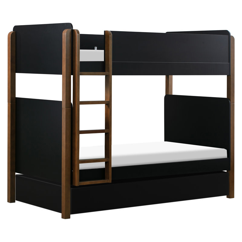 Lit gigogne de rangement simple TipToe, Noir