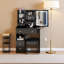 Ensemble coiffeuse 29 po avec miroir à DEL, coiffeuse et tabouret compacts-1778270679