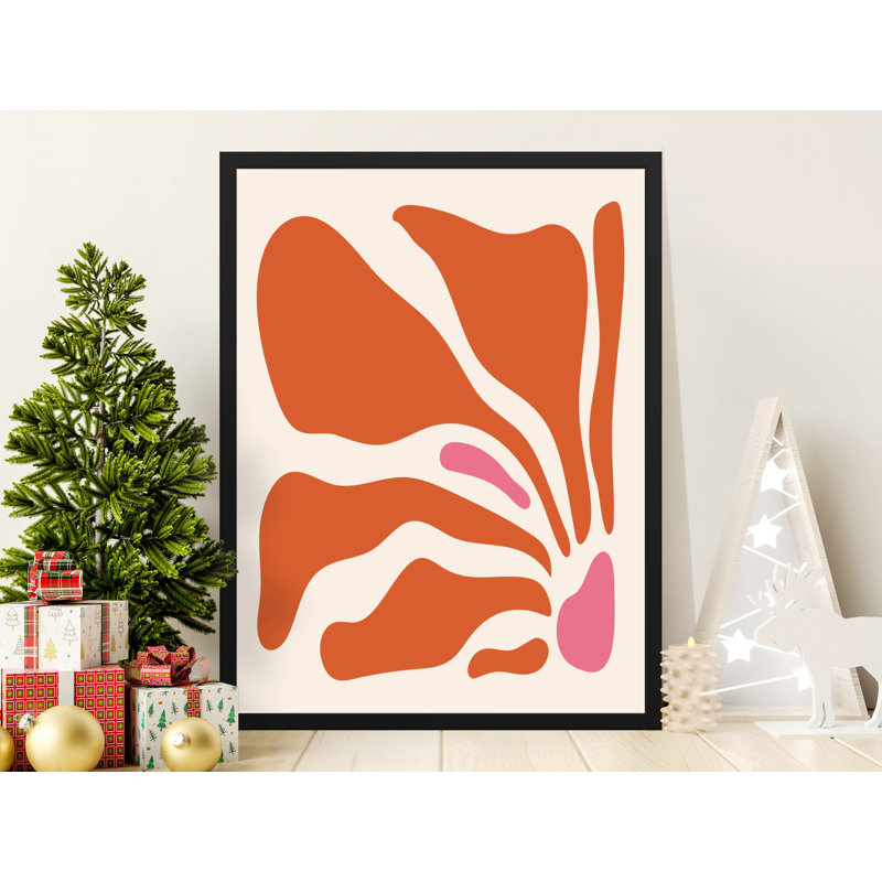 Charnesia Single Picture Frame Print, Orange, 43.18 cm H x 27.94 cm W