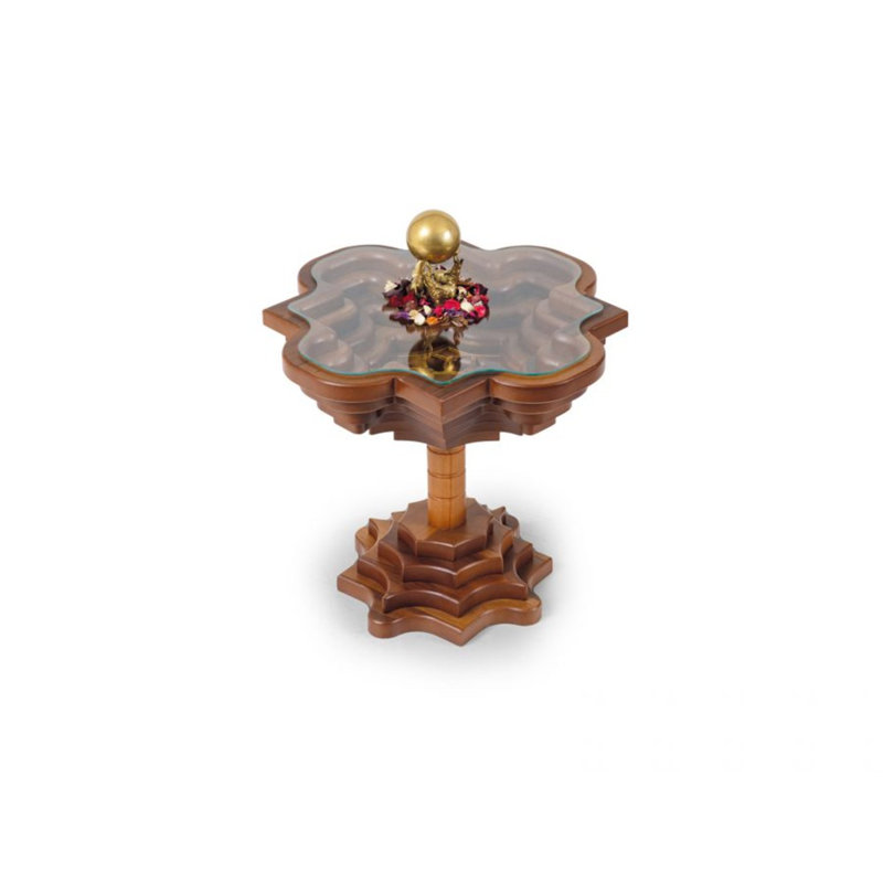 Table de bout en verre