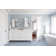 Vox® Vitreous China Rectangular Vessel Bathroom Sink with Overflow