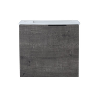 Meuble-lavabo flottant 22 po Hetton