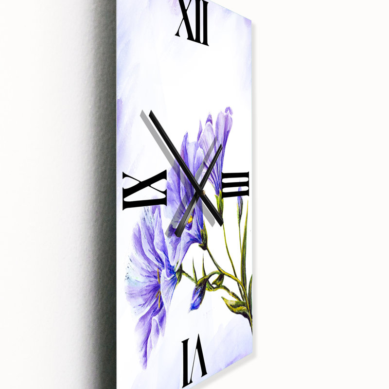 Horloge murale Wildflowers, Grand