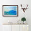 Clouds Above the Mountains - Picture Frame Painting Print-55546071-55546072