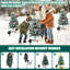 Guirlande lumineuse solaire pour sapin de Noël, ensemble de 2 guirlandes étanches avec 8 modes d'éclairage, pour jardin, allée, cimetière, cour, décoration de Noël