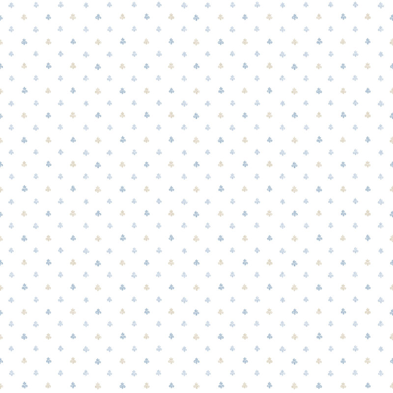 Pretty Prints Lulu Spot Motif 10.05m x 53cm Matte Wallpaper Roll, Navy
