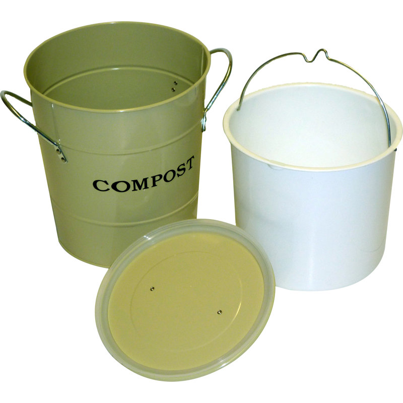 Composteur de cuisine 1 gallon, Vert pomme