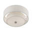 Plafonnier semi-encastré 11 po 2 lumières Areial
