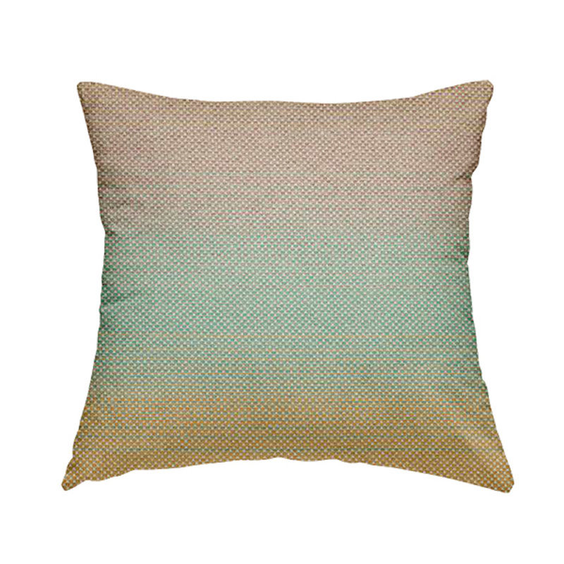 Deronna Ombre Square Cushion, 55cm H x 55cm W x 5cm D, Orange/Blue/Pink