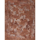 Manhattan Reserve Hand Knotted Area Rug in Brown