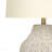 Table Lamp - 26"H, Cream Ceramic Material, Ivory & Cream Shade