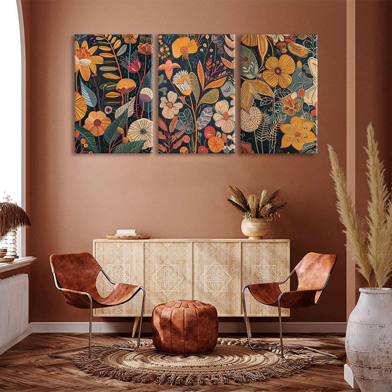 3 Piece Wrapped Canvas Print