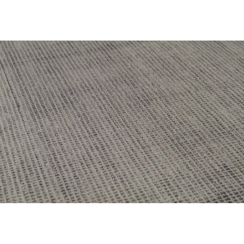 Tapis gris de haute qualité noué à la main