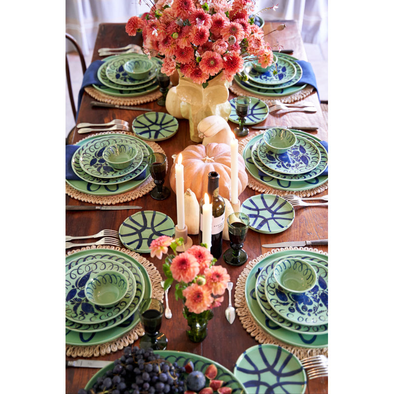 Amalfi Dinner Plate - 10.6", Green