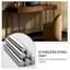 39.37"Retro Flip-top Vanity Table with Stool