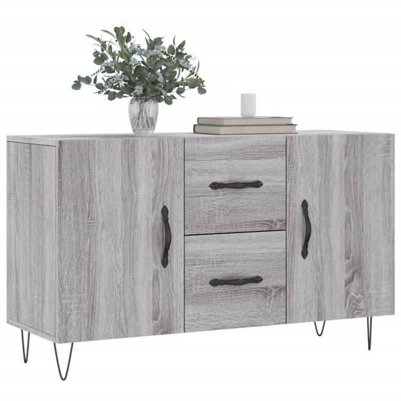 Marbut Sideboard 100x36x60 cm Engineered Wood, Grey Sonoma